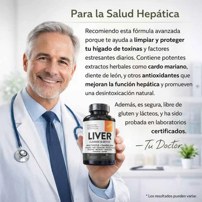 Liver Cleanse &amp; Detox Sandhus Nutrition® Ayuda a que tu Hígado Funcione Mejor, inicia desde hoy